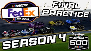 NASCAR iRacing FedEx Cup Series S4 Daytona 500 Final Practice LIVE