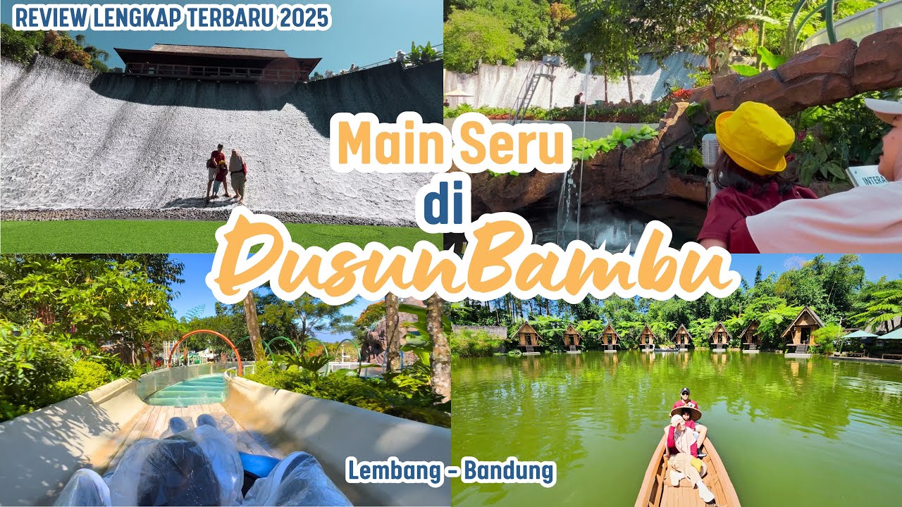 DUSUN BAMBU LEMBANG 2025 LENGKAP BANGET..! NAIK WAHANA VIRAL YANG SERU..! Wisata Bandung Terbaru