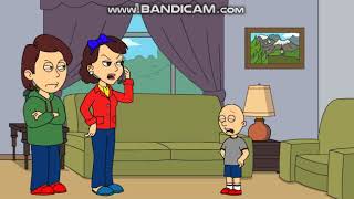 Clic Caillou Call His Teacher To Stupid Muffin Man And Gets Grounded