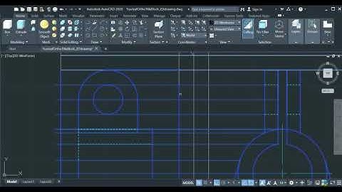 AUTOCAD LAB 3 ORTHOGRAPHIC DRAWING