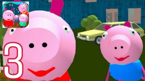 Piggy Neighbor Family Escape Obby House 3D - Hello Neighbor Part 3(level 7-8)  Gameplay Walkthrough