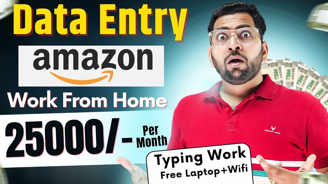 Data Entry Work from Home Job | Amazon Recruitment 2023 | Job for ...