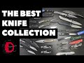 Folding knife collection. EDC Daggerr knives