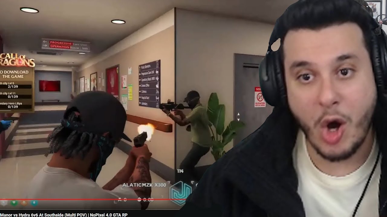 Ramee Reacts to Hydra Gang and Manor War | Nopixel 4.0 | GTA | CG