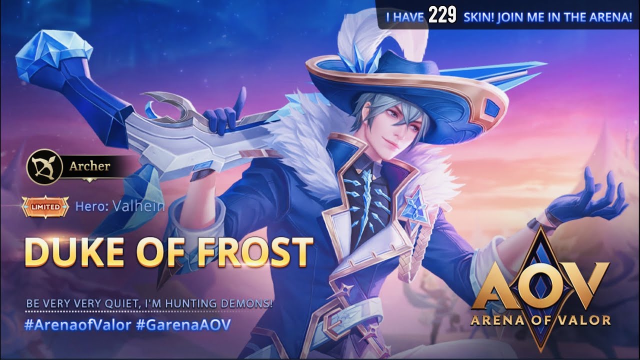 Arena Of Valor Valhein Duke of Frost gameplay YouTube