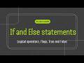 If and Else statements in C Language