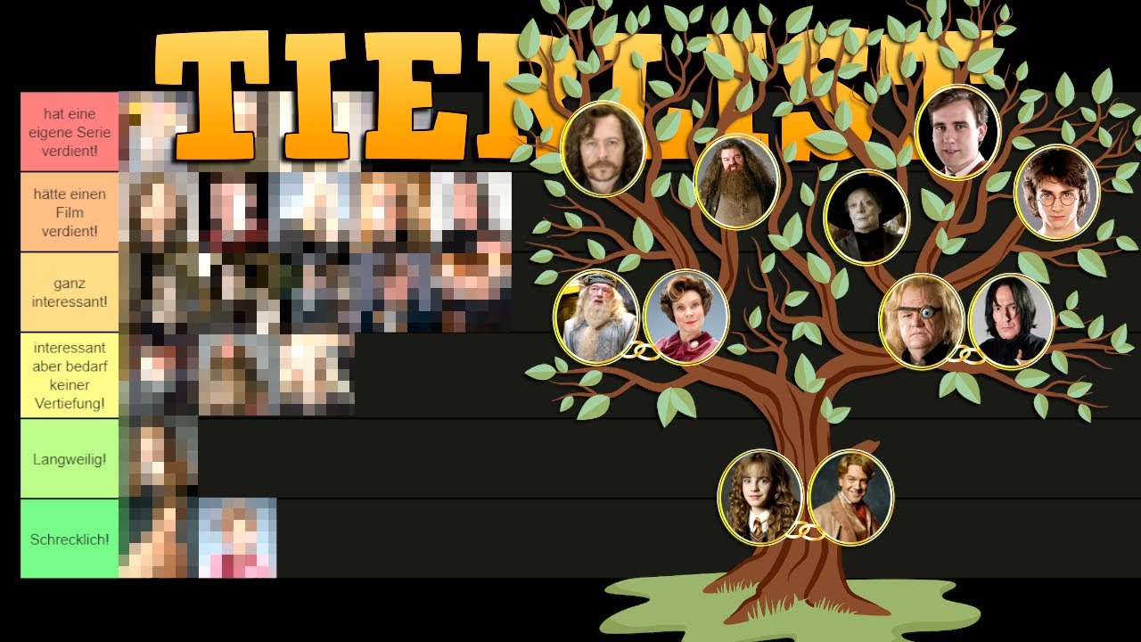 Ich RANKE die WIZARDING WORLD FAMILIEN! 👀 | Harry Potter Tierlist