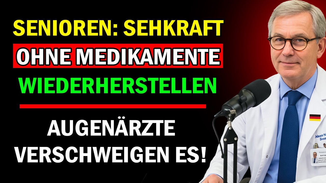 Senioren: Sehkraft in nur 7 Tagen zurück - das Geheimnis, das Augenärzte verschweigen!