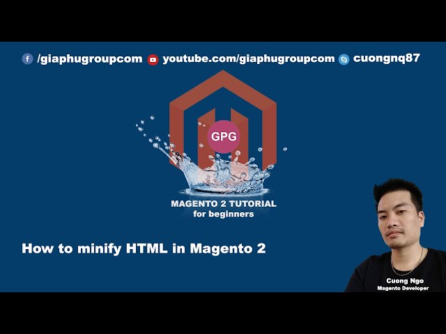How to minify HTML in Magento 2