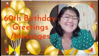 60th Birthday Greetings and Messages of Nanay Bunso||MaamCee TV