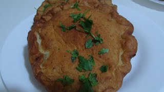 pizza frita com queijo e presunto, escola de salgados