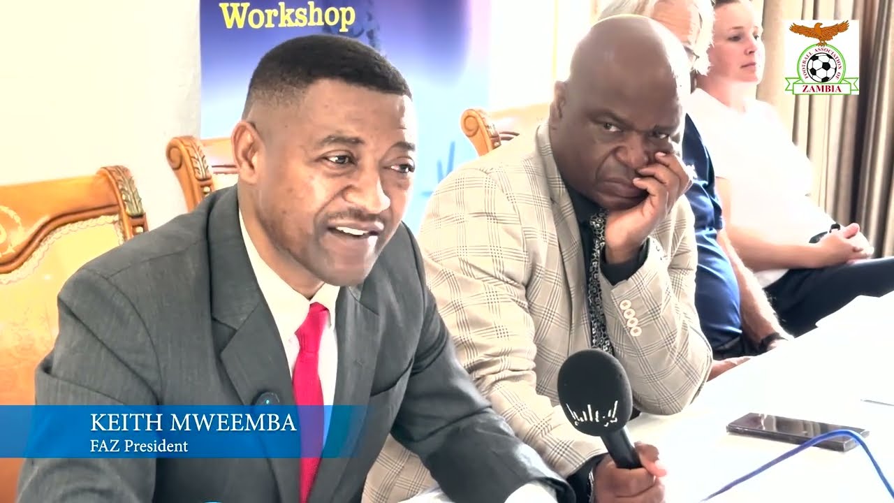 Президент Футбольной ассоциации Замбии (FAZ) Кит Мвеемба запустил элитный курс вратарей FIFA для ...