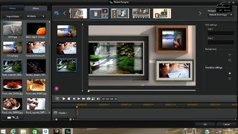 Make Beautiful Slideshow with Theme Designer in PowerDirector 12 [KOKBOROK]