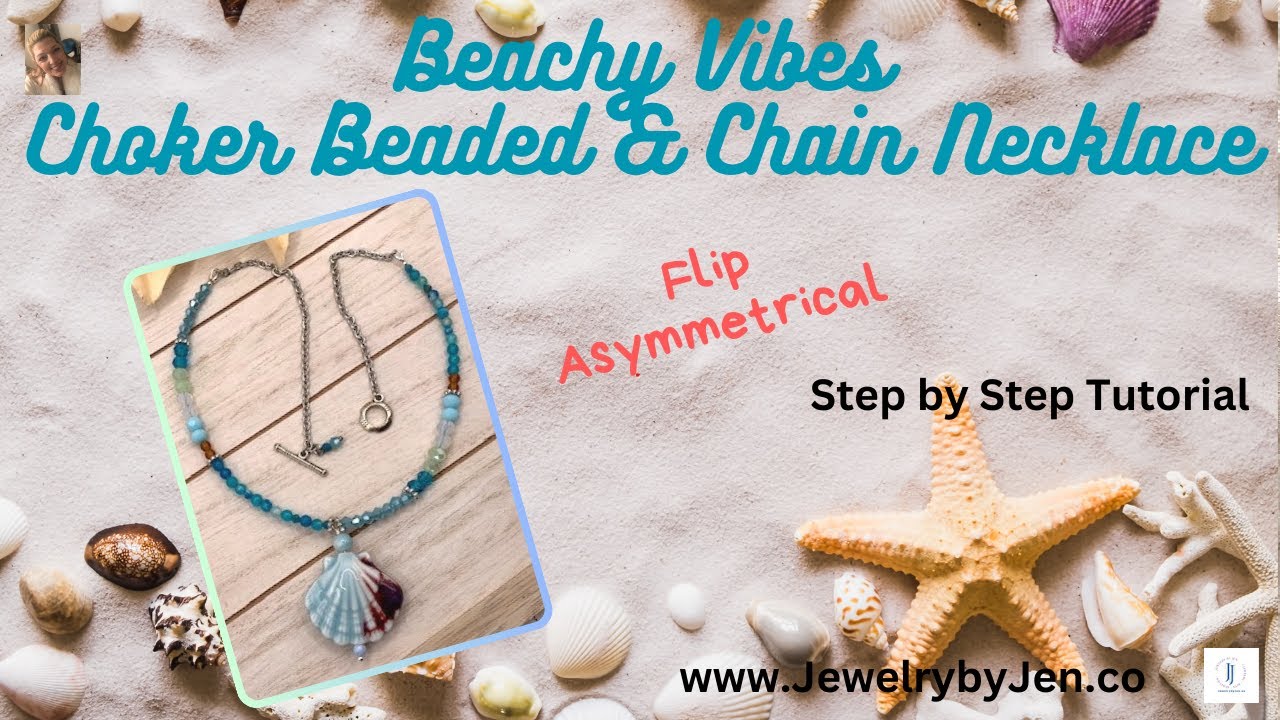 How to Make a Summer Fun Beaded Choker Necklace #necklacetutorial # ...