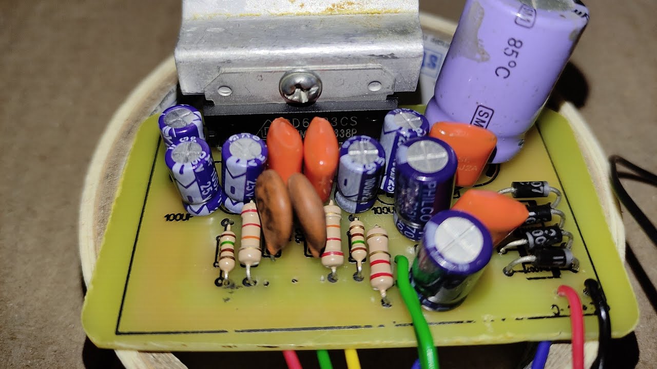 6283 Audio amplifier Sound Testing - YouTube