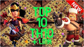 New Top 10 Th10 War Base 2020 War Base Link Anti 3 Stars Clash Of Clans