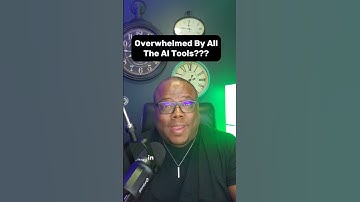 Overwhelmed by all of the AI tools that you are 