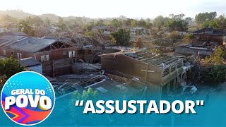 Geraldo Luís se impressiona com destruição no RS: “virou uma cidade fantasma”