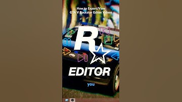 How to Export GTA V - Rockstar editor videos #gta #gtaonline #fivem #rockstareditor FULL VID BELOW