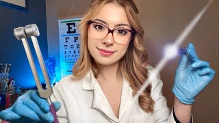ASMR The MOST Detailed Cranial Nerve Exam YOU'VE SEEN 👩‍⚕️ Doctor Roleplay Ear, Eye & Hearing Test