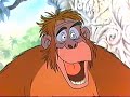 The jungle book 1967  mowgli meets king louie