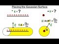 Physics 37.1   Gauss&#39;s Law Understood (8 of 29) Placing the Gaussian Surface