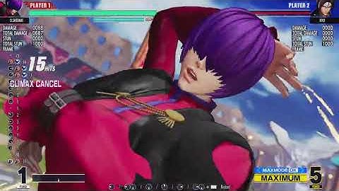 THE KING OF FIGHTERS XV O.SHERMIE 100% TOD COMBO