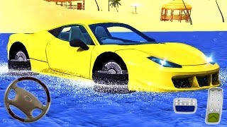 Water Car Race Impossible Stunt Racing - Surfer Car Simulator | Android Gameplay screenshot 2