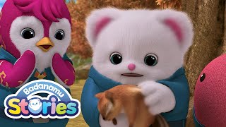 S1 EP29 Sneezy the Sneezing Squirrel l Badanamu Stories l Nursery Rhymes & Kids Songs