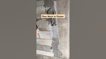 Fiber Mesh In Plaster #plaster #shorts #shortvideo #wallplaster #youtubeshorts #fiber #home #reels