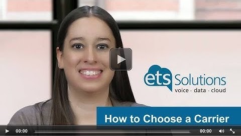 How to Choose a Carrier from ETS Solutions