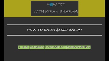 How To Make or Earn $1000 Daily - Do Event Blogging