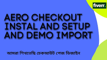 woocommerce checkout page customize || aero checkout install and setup and demo import