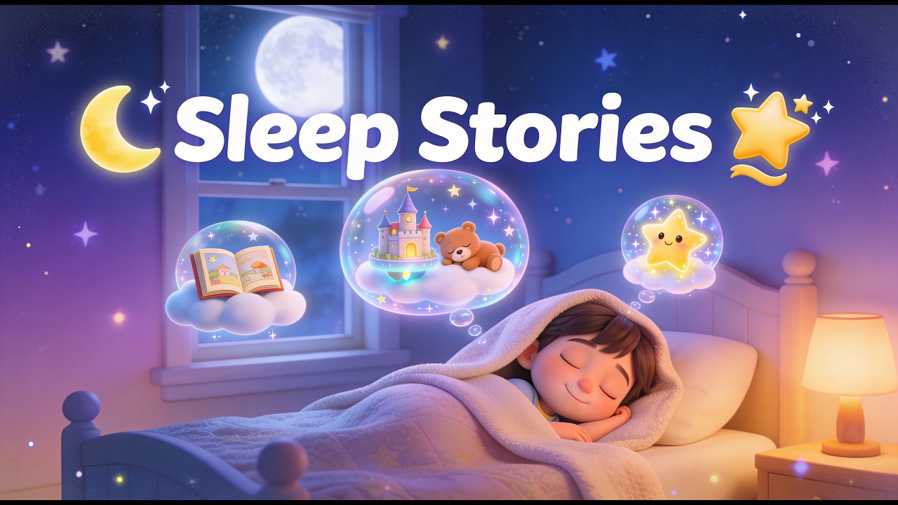 Sleep Stories for Kids 😴 Calming Bedtime Stories Compilation to Relax ...