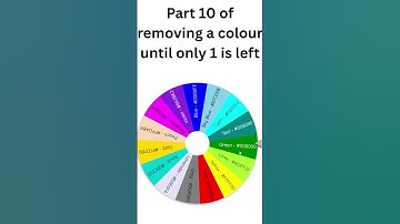 Removing the colour the wheel lands on until 1 winner is left. Part 10