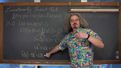 Derivative Using Product Rule 3 Examples 4K