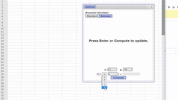 binomial calculations with statcrunch