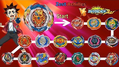 【Zest Achilles VS ALL Season 6 DB & BU】 Marathon Battle Beyblade Burst BU 베이블레이드 버스트 BU ベイブレードバーストBU