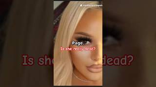 Kylie Page Real Reason Of Death Truth Revealed