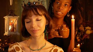 Dreamy Night Ball preparation by the Enchantress???? | Scalp check, Massage, Personal attention | ASMR