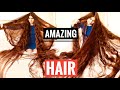 Rapunzel in her bed -My Floor Length Hair- #hair #longhair #amazing #волосы #asmr #relax