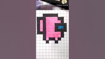 Pixel robot drawing #pixel #art #drawing #craft