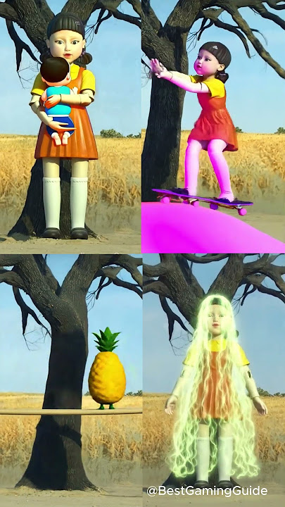Squid Game Doll AI 417 #squidgame #squidgame2 #funny #cute
