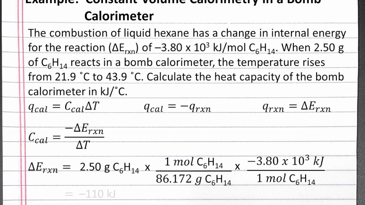 how to calculate specific heat