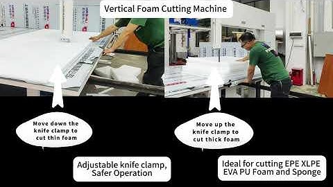 Vertical Foam Cutting Machine for EPE XLPE EVA PU Sponge