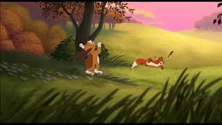 The Fox and the Hound 2 (2006) Cricket Chase scene HD