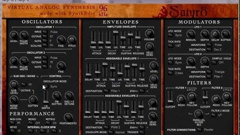 Satyr 8 - Free Analogue Vst Plugin