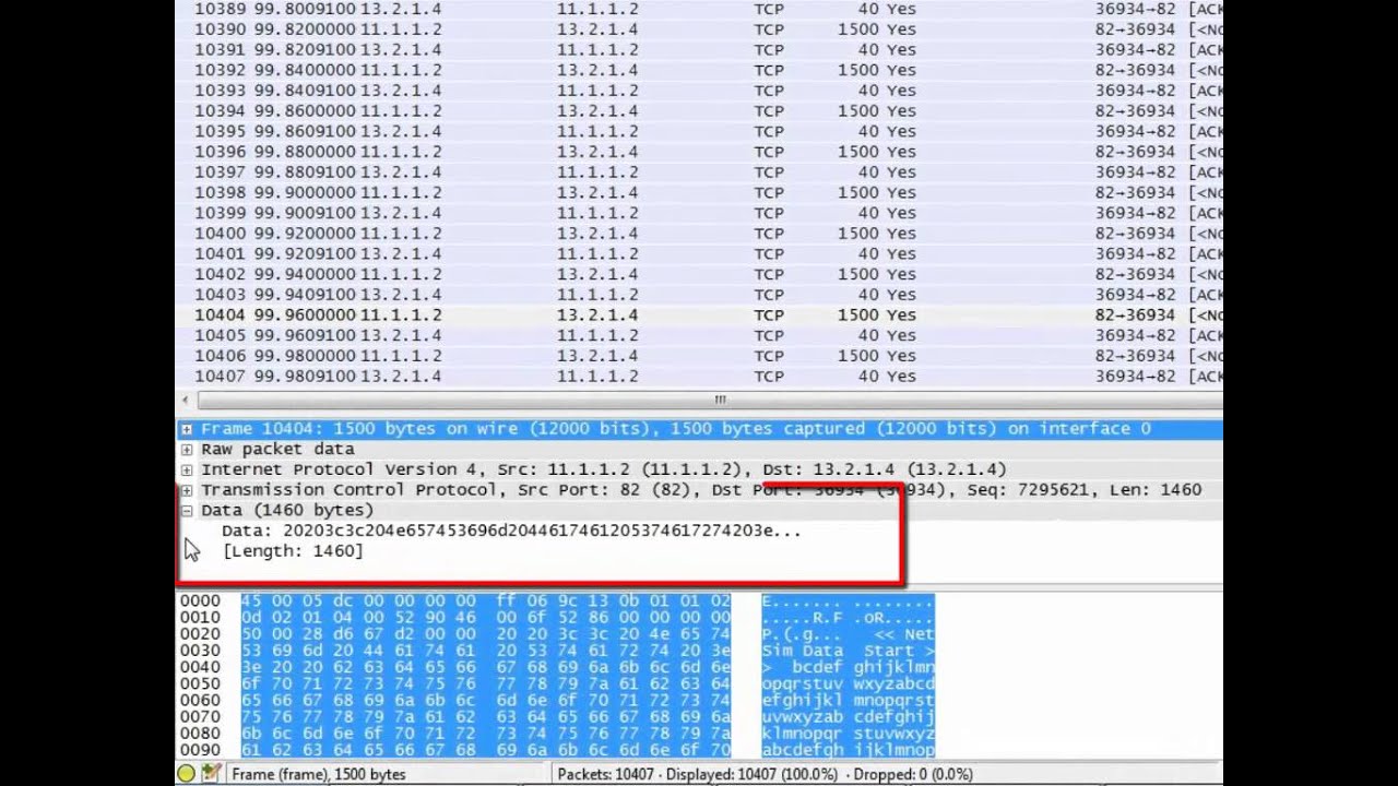 wireshark packet capture analysis