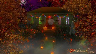 Haunted House Halloween Ambience With Spooky Forest Sounds (Wolves, Crows, Ghosts, Zombies)