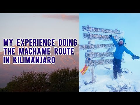 My experince doing the Machame route in Kilimanjaro